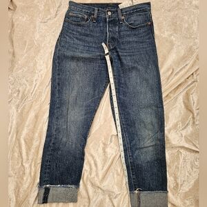 Levi's White Oak Cone Denim Crop Jeans 27